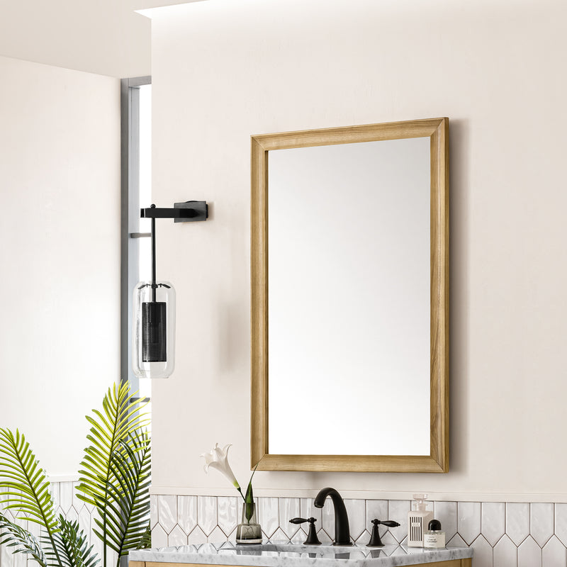 James Martin Glenbrooke 26" Mirror, Light Natural Oak, view 4