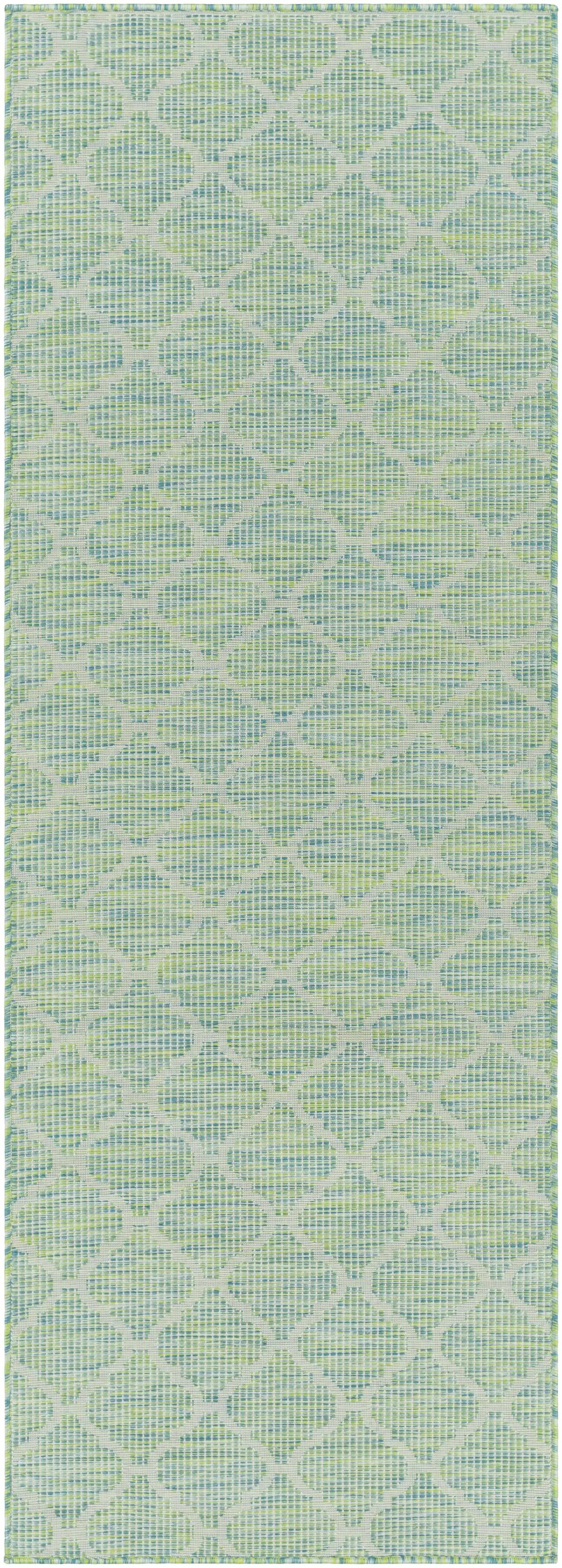 Unique Outdoor Trellis Area Rug, Lime Green - Clearance, photo 8 of 10