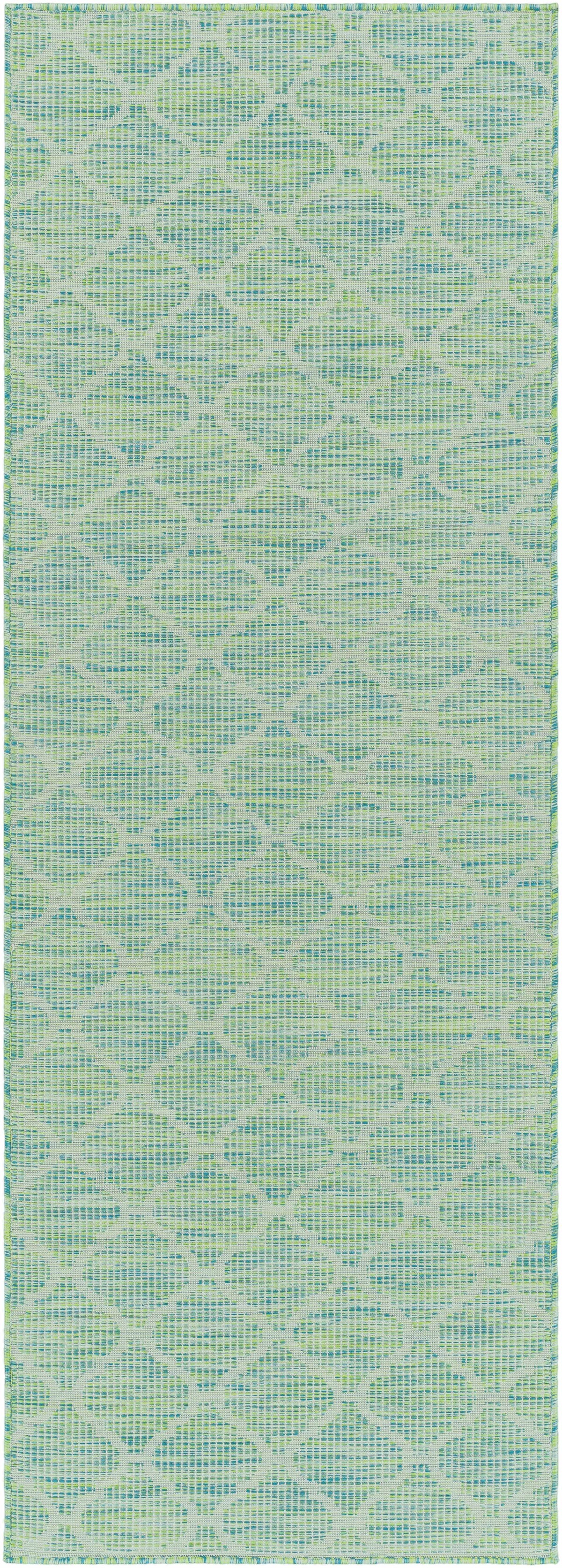 Unique Outdoor Trellis Area Rug, Lime Green - Clearance, photo 9 of 10