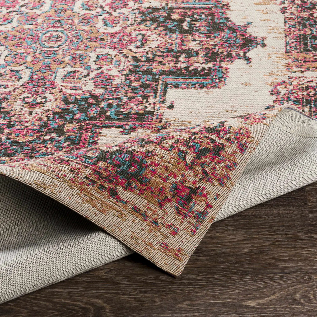 Heaton Red Medallion Area Rug - Clearance, photo 5 of 8