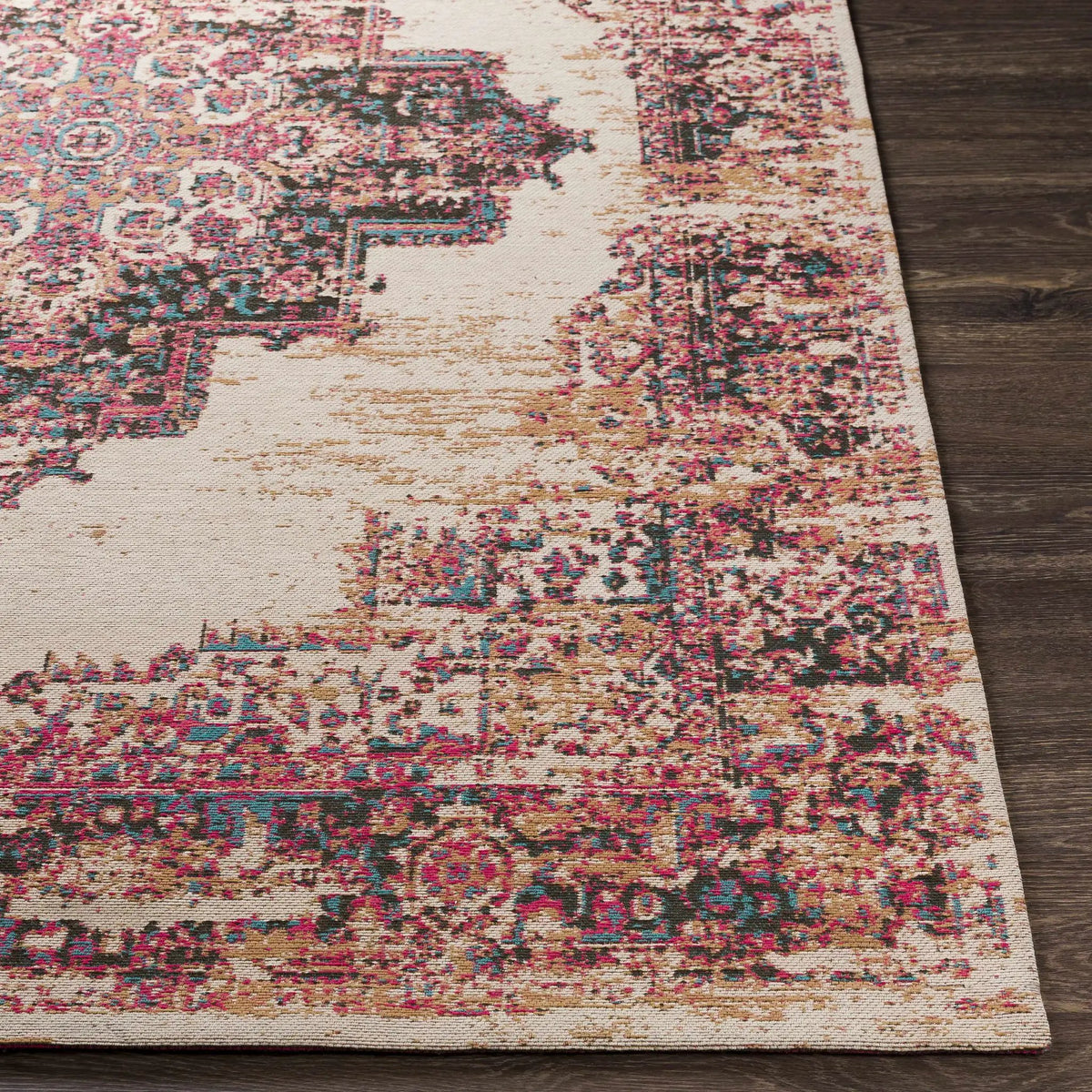 Heaton Red Medallion Area Rug - Clearance, photo 4 of 8
