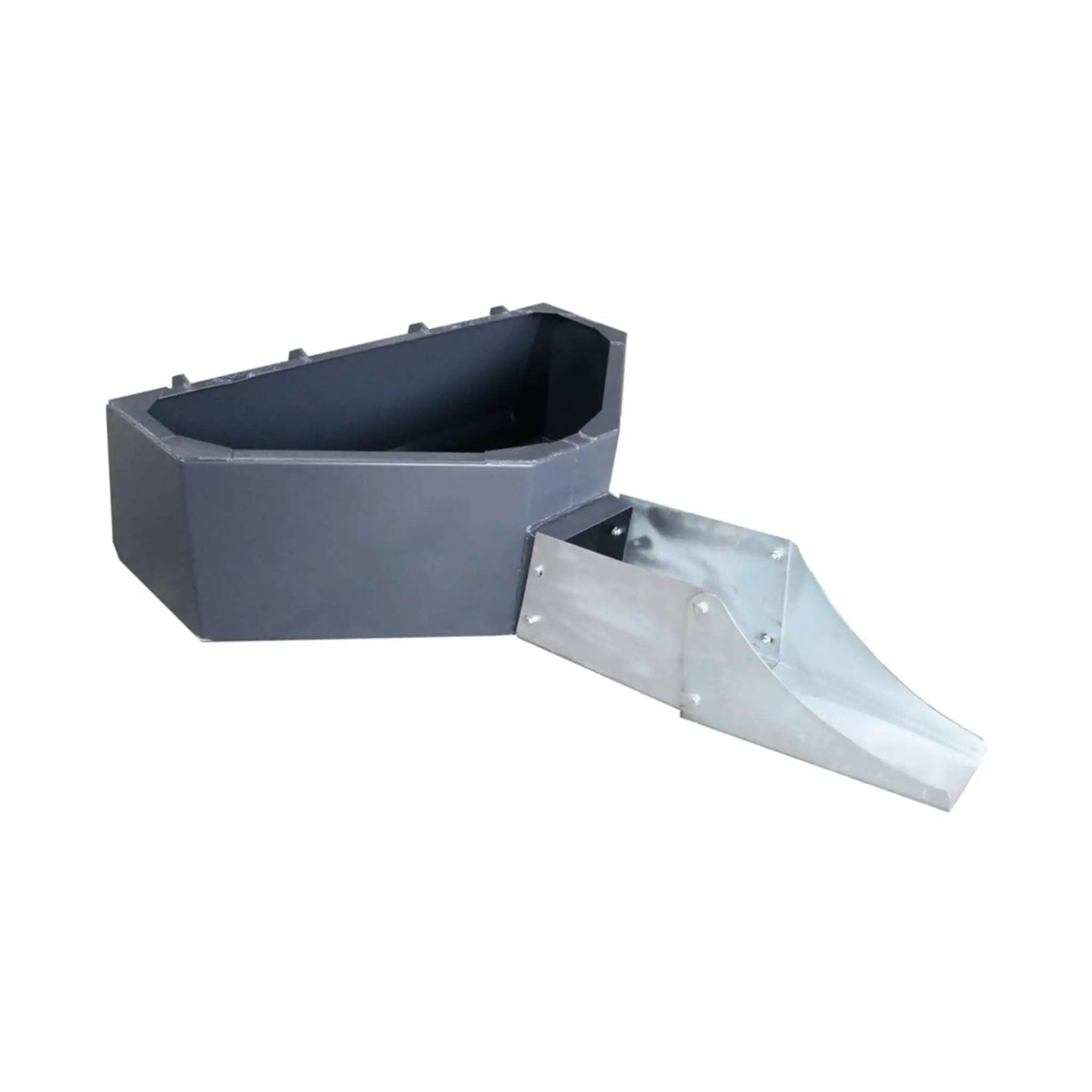Heavy-Duty 1/2 Yard Cement And Concrete Bucket Skid Steer Attachment (SAK49063) by SAKSBY WHOLESALE