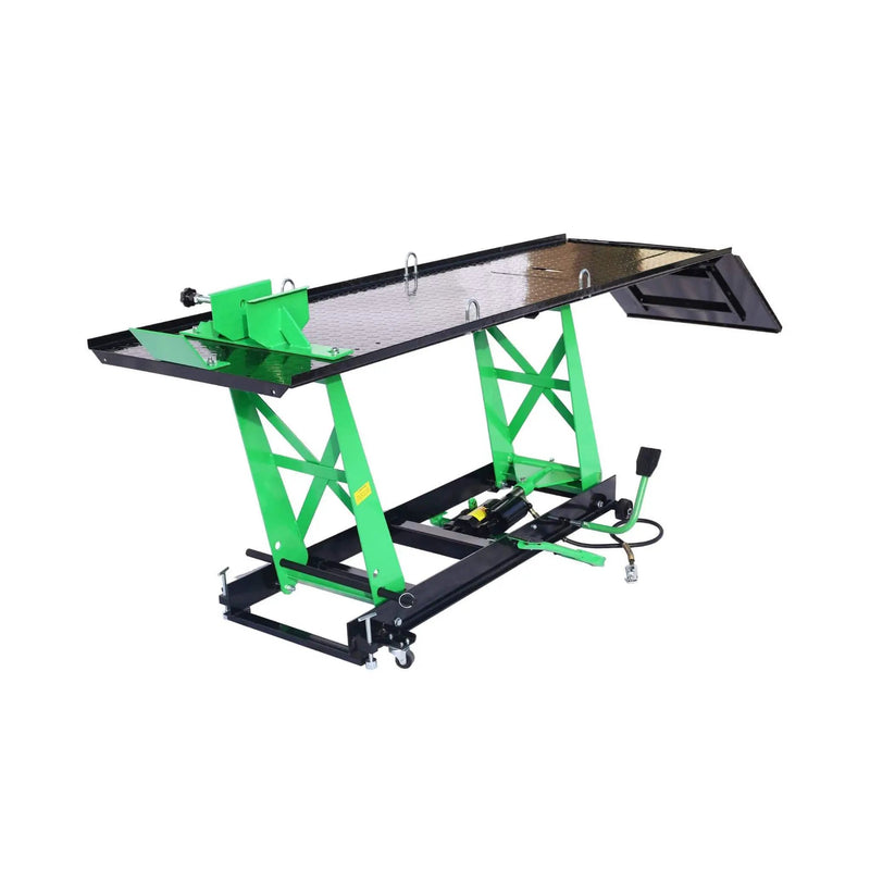Heavy-Duty 1000LBS Air Hydraulic Motorcycle ATV Lift Jack Table (SAK78351) by SAKSBY WHOLESALE