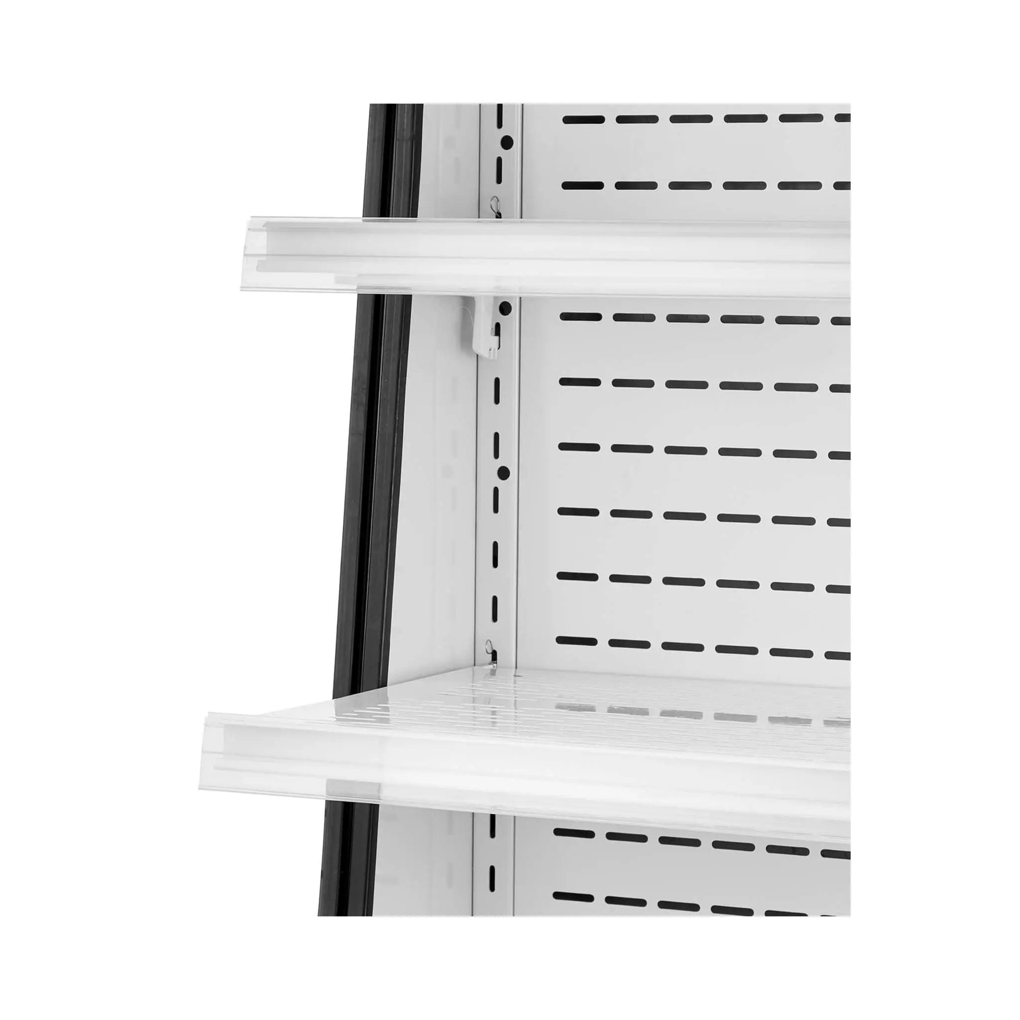 Heavy-Duty 12 Cu.Ft 2-Tier Open-Air Industrial Display Merchandiser Cooler (SAK14832) by SAKSBY WHOLESALE