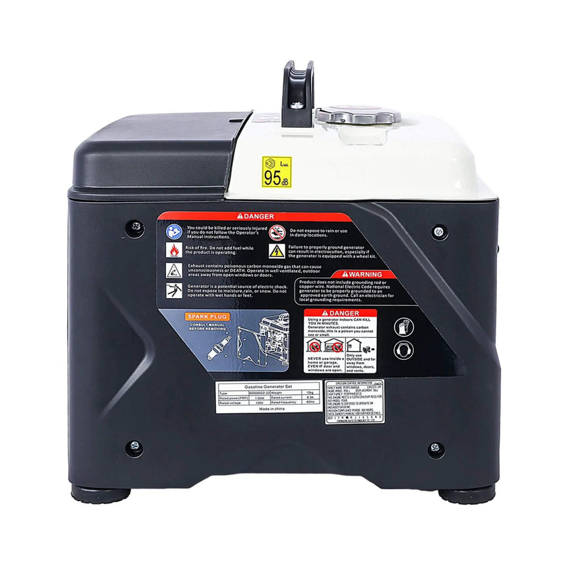 Heavy-Duty 1200W Ultra-Quiet Portable Gas Engine Inverter Generator (SAK54675) by SAKSBY WHOLESALE
