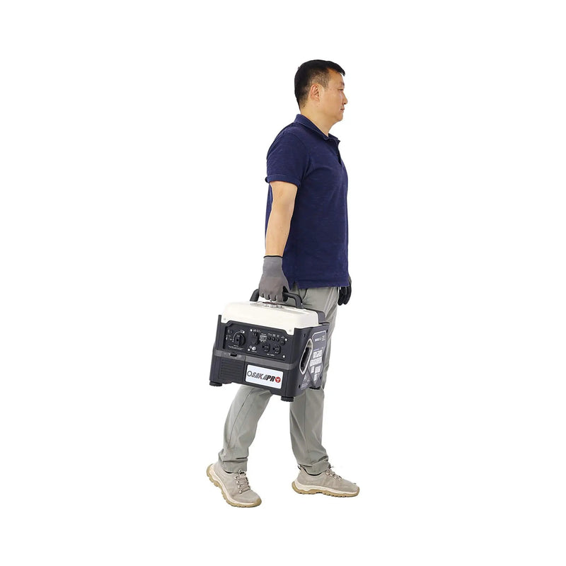 Heavy-Duty 1200W Ultra-Quiet Portable Gas Engine Inverter Generator (SAK54675) by SAKSBY WHOLESALE