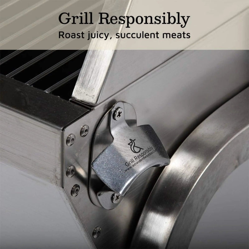 Heavy-Duty Commercial 125 LB Portable Electric Stainless Steel Hooded BBQ Rotisserie Grill With Viewing Window (SAK31975) by SAKSBY WHOLESALE