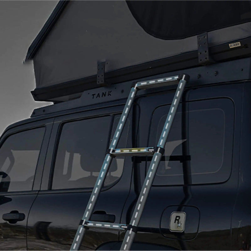 Trailora Altitude Heavy-Duty Hard-Shell Rooftop Tent With Ladder [2-3 Person] (SAK93120) by SAKSBY WHOLESALE