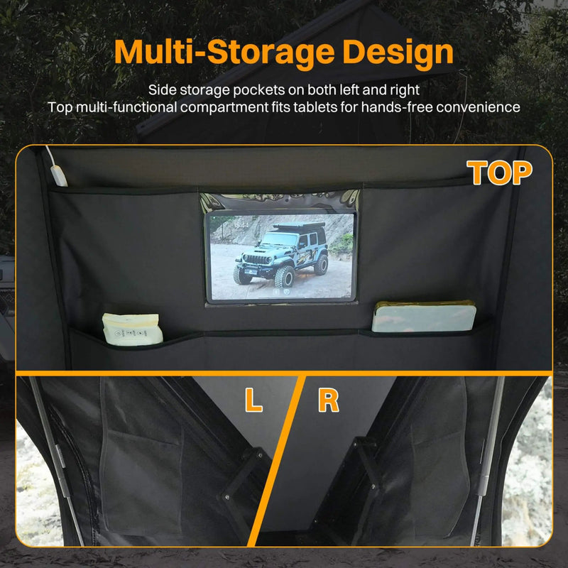 Trailora Altitude Heavy-Duty Hard-Shell Rooftop Tent With Ladder [2-3 Person] (SAK93120) by SAKSBY WHOLESALE