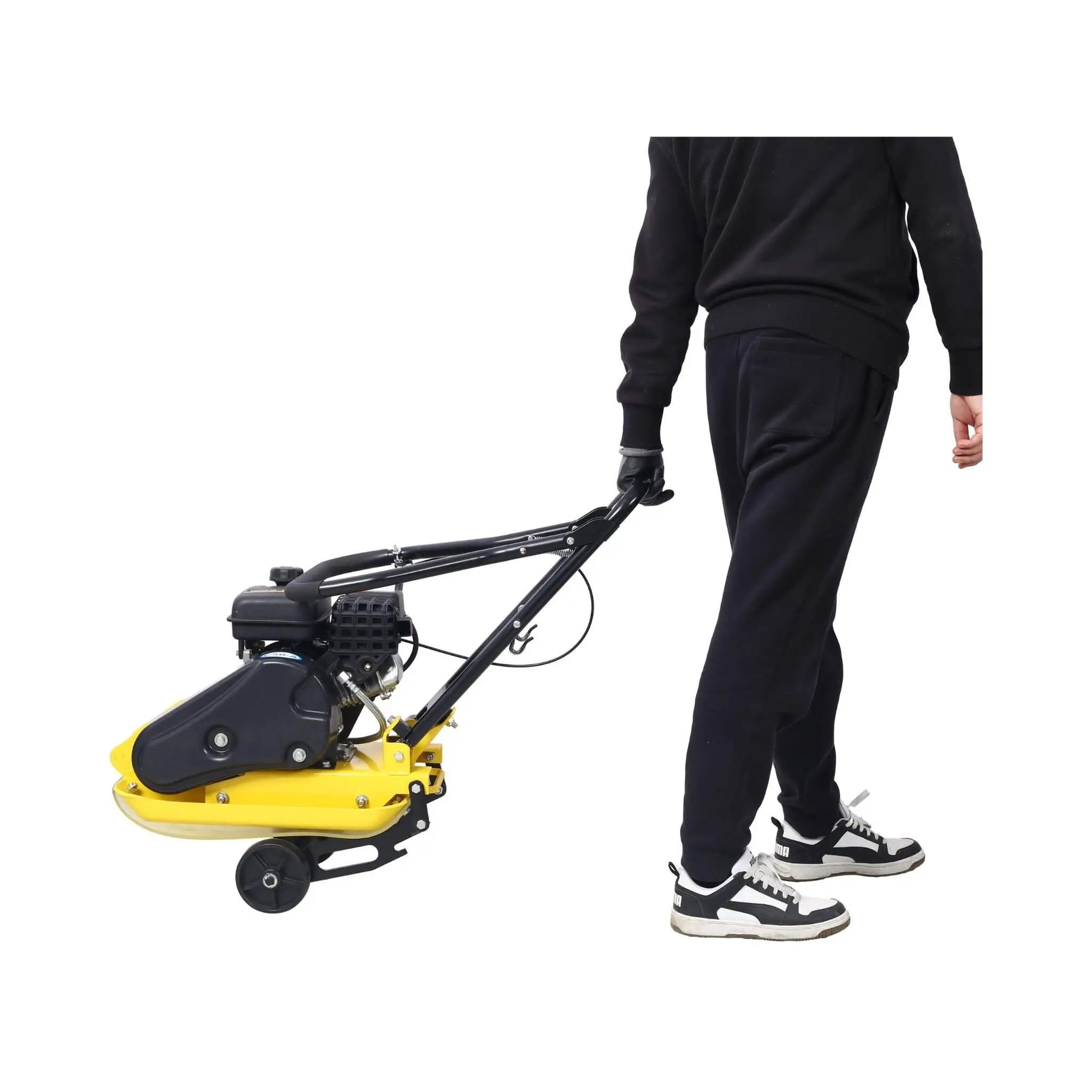 Heavy-Duty 2.5HP 79CC 8200N Gas-Powered Plate Compactor Machine (SAK58492) by SAKSBY WHOLESALE