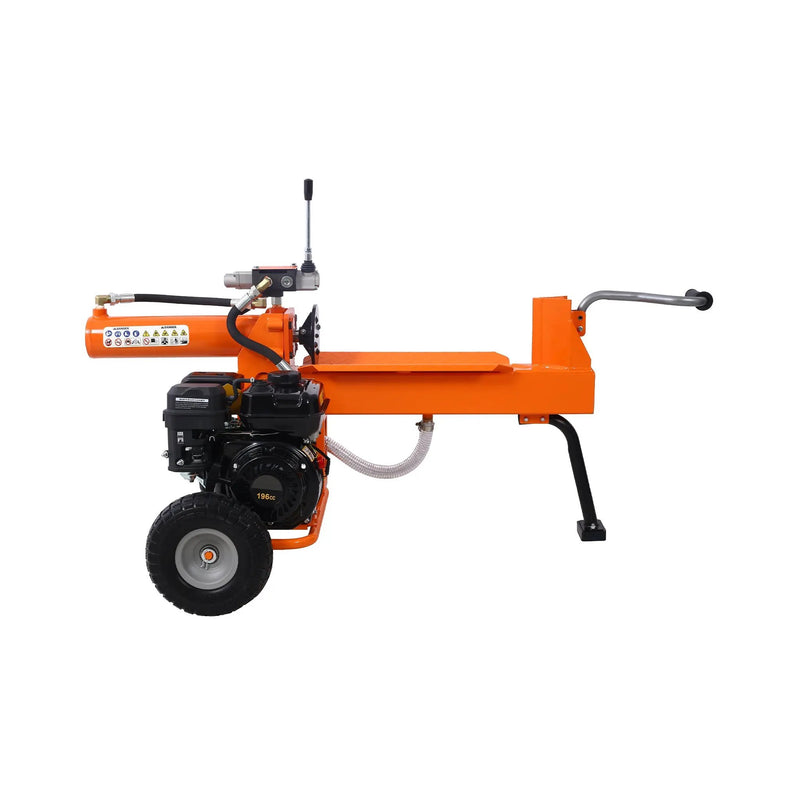 Heavy-Duty 20-Ton 7HP Portable Log Splitter With Auto-Return Hydraulic Ram (SAK15842) by SAKSBY WHOLESALE