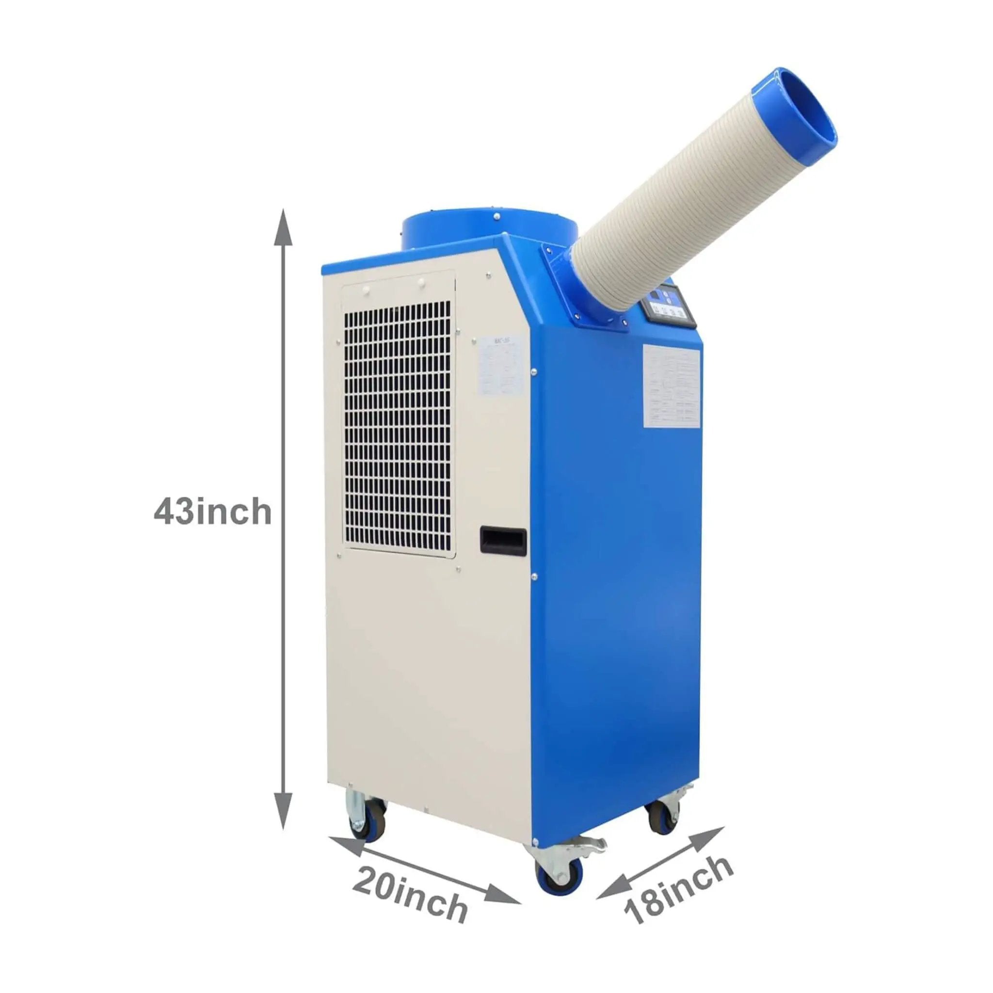 Heavy-Duty 220V Portable 11K BTU Outdoor Industrial Spot Cooler Air Conditioner (SAK59327) by SAKSBY WHOLESALE