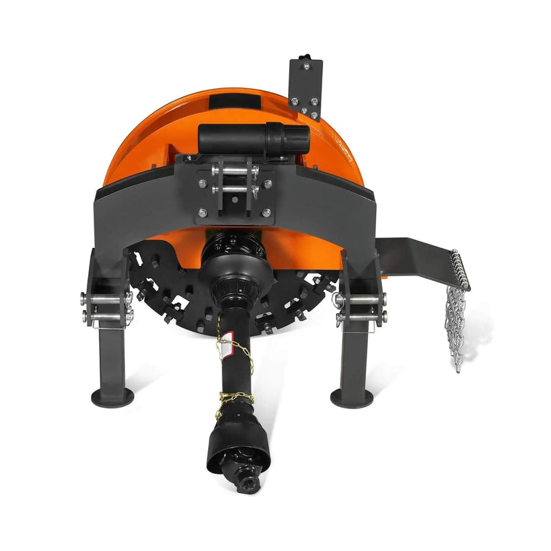Heavy-Duty 30-Inch 3-Point PTO Stump Grinder For 40-100HP Tractors [PTO Shaft Included] (SAK47092) by SAKSBY WHOLESALE