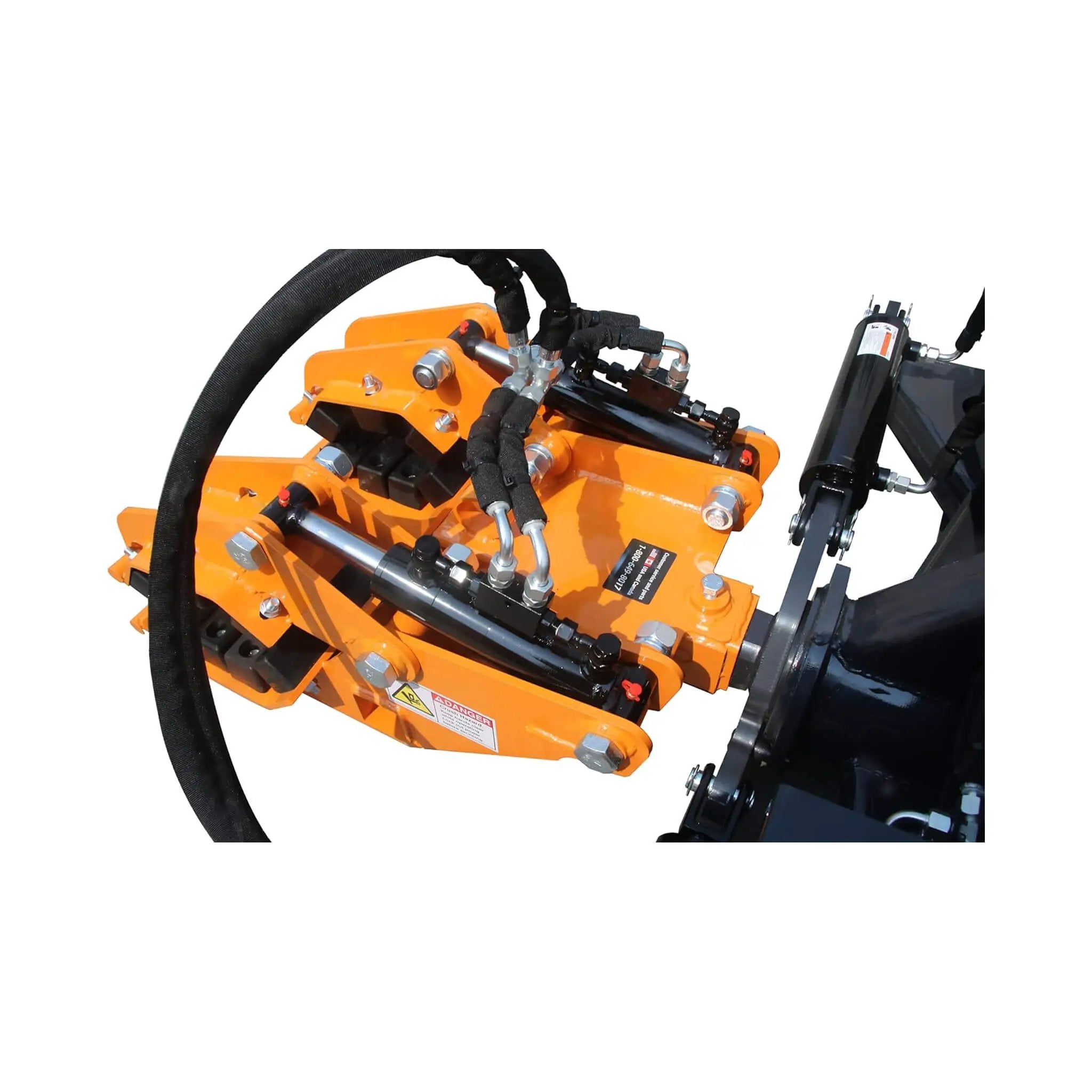 Heavy-Duty 32FT Double Pole Claw Dual Grapple Skid Steer Attachment (SAK25497) by SAKSBY WHOLESALE
