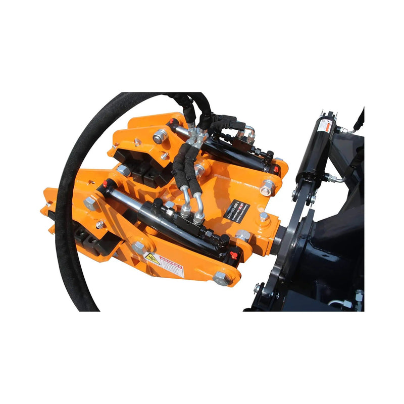 Heavy-Duty 32FT Double Pole Claw Dual Grapple Skid Steer Attachment (SAK25497) by SAKSBY WHOLESALE