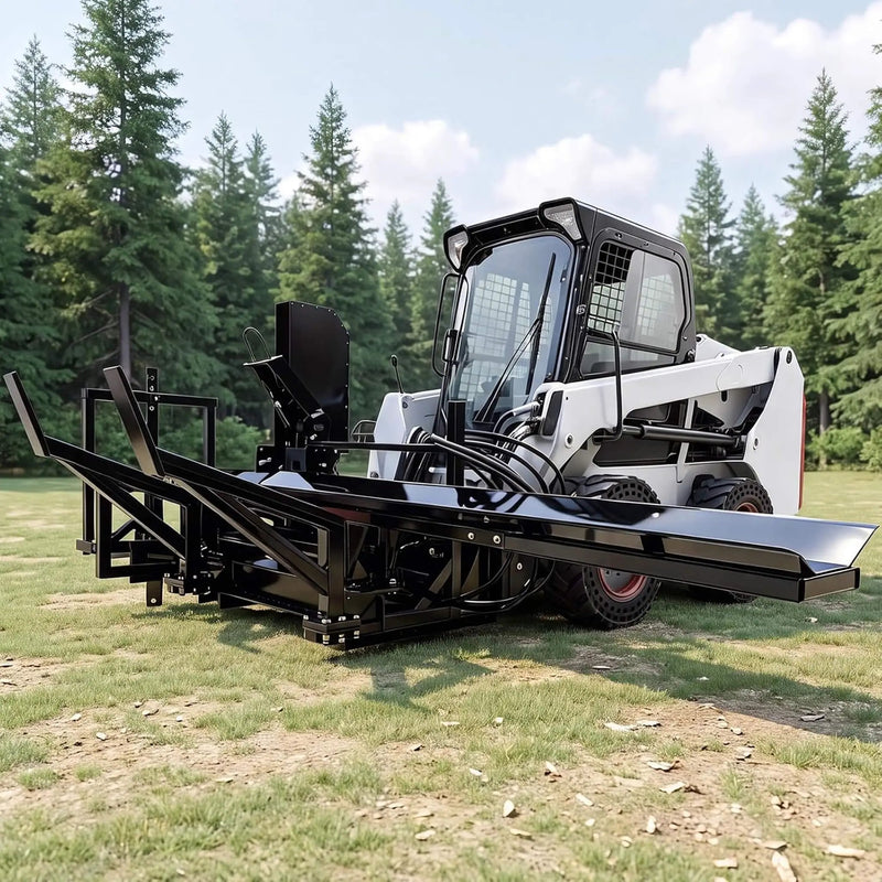 Heavy-Duty 35T All-In-One Firewood Processor And Log Lifter Skid Steer Attachment (SAK37152) by SAKSBY WHOLESALE