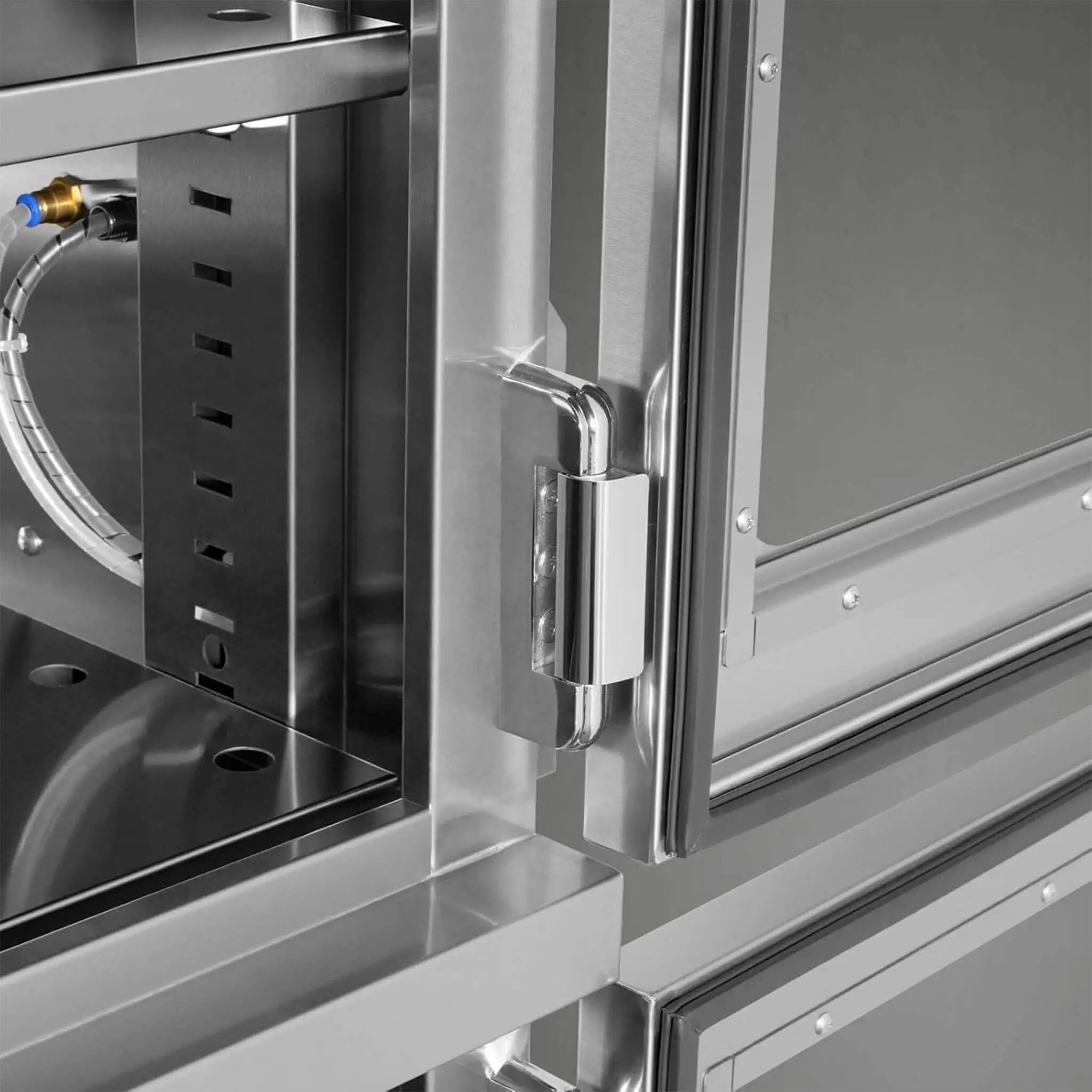 Heavy-Duty 377-Gallon Stainless Steel Nitrogen Dry Cabinet [1-60% RH] (SAK48625) by SAKSBY WHOLESALE