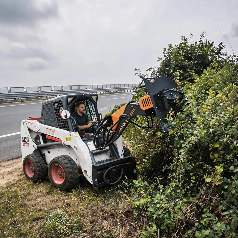 Heavy-Duty 42-Inch Articulating Brush Cutter Skid Steer Attachment (SAK17062) by SAKSBY WHOLESALE