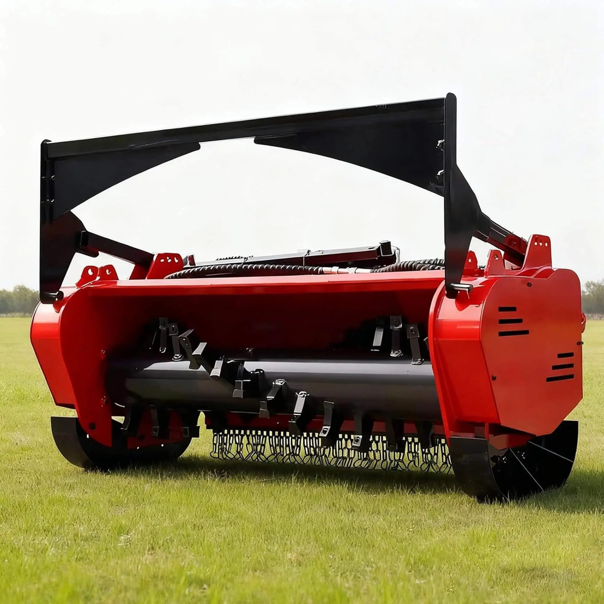 Heavy-Duty 46-Inch Drum Forestry Skid Steer Mulcher Attachment (SAK30495) by SAKSBY WHOLESALE