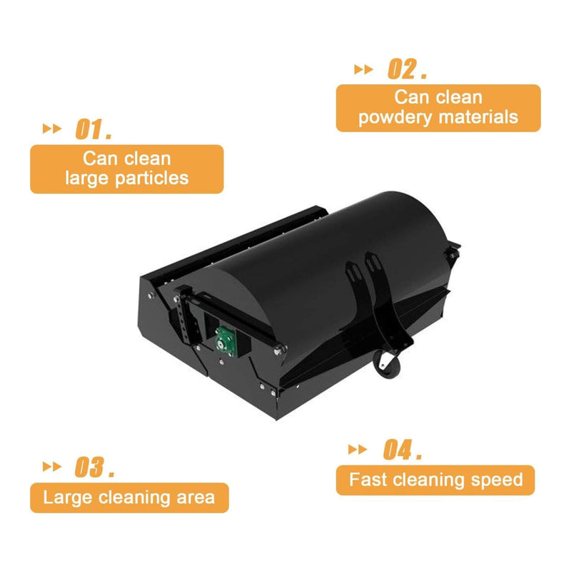 Heavy-Duty 48-Inch Mini Skid Steer Sweeper Attachment (SAK94820) by SAKSBY WHOLESALE