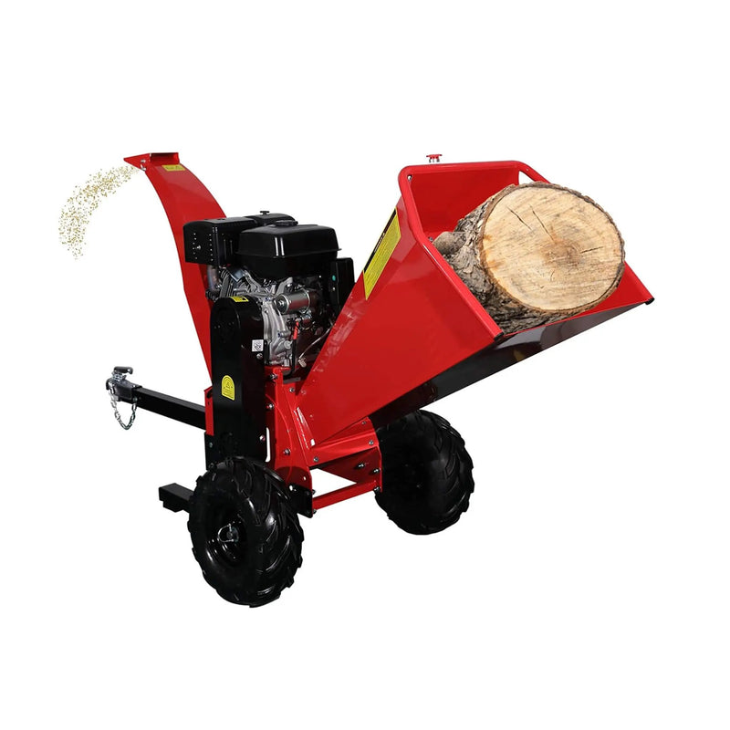 Heavy-Duty 5-Inch 420CC 15HP Towable Gas Wood Chipper Shredder Mulcher (SAK17493) by SAKSBY WHOLESALE