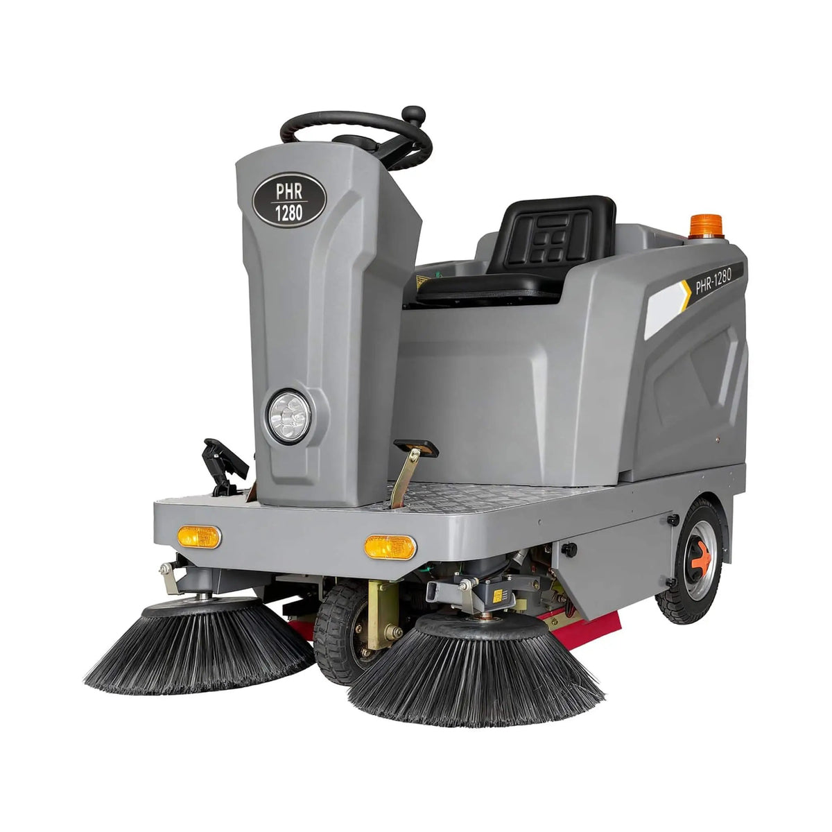 Heavy-Duty 51-Inch Electric Ride-On Floor Industrial Sweeper With Dustbin & Water Tank (SAK69418) by SAKSBY WHOLESALE