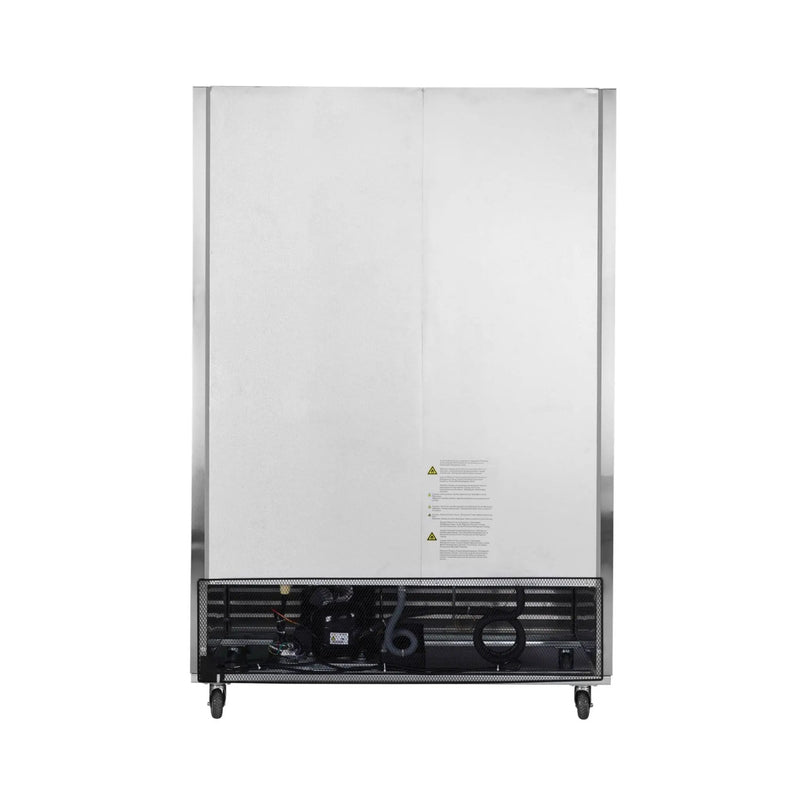 Heavy-Duty 54-Inch Stainless Steel 2-Door Reach-In Upright Commercial Freezer (SAK66598) by SAKSBY WHOLESALE