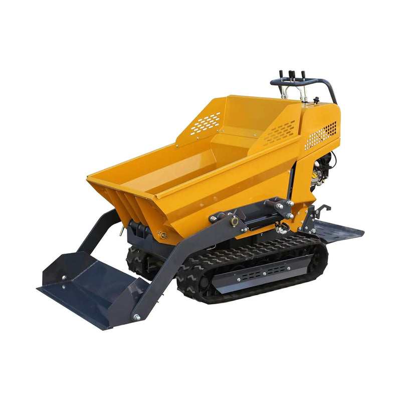 Heavy-Duty 6.5HP 1100LBS Tracked Hydraulic Dumper With Shovel (SAK62780) by SAKSBY WHOLESALE