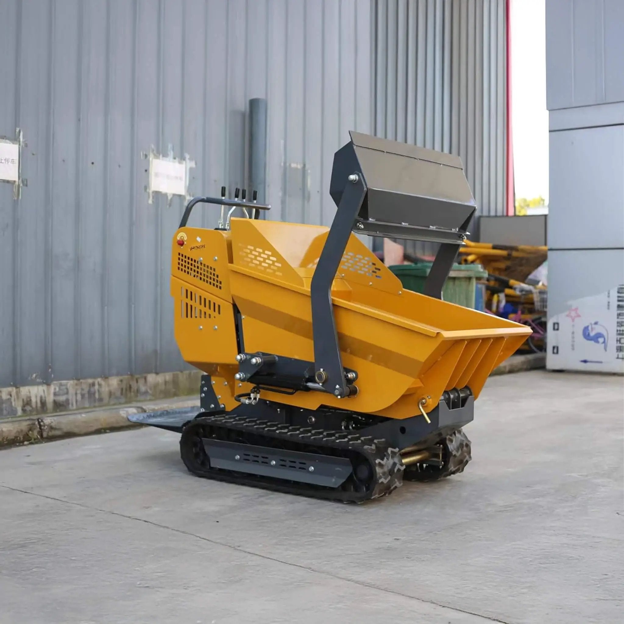 Heavy-Duty 6.5HP 1100LBS Tracked Hydraulic Dumper With Shovel (SAK62780) by SAKSBY WHOLESALE