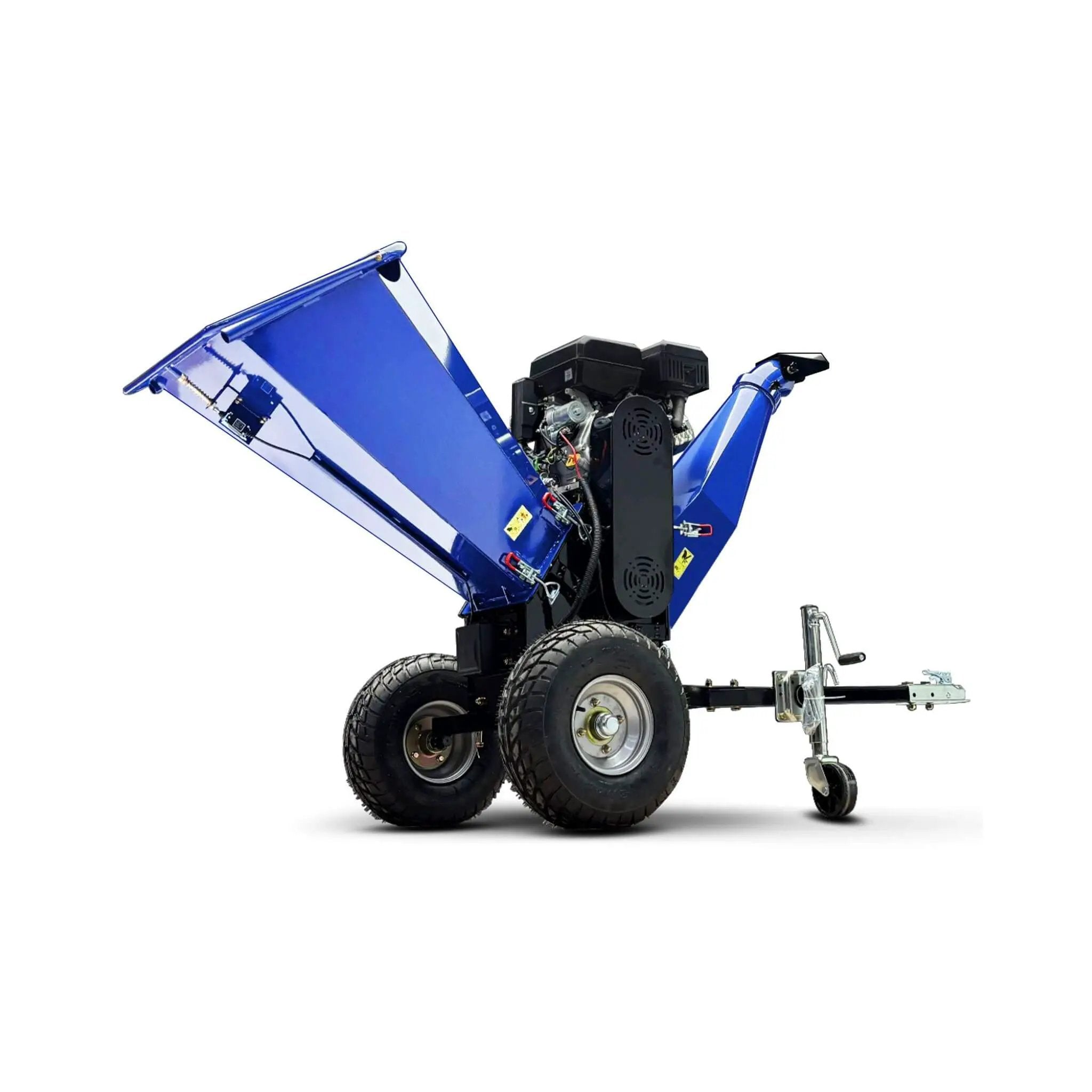 Heavy-Duty 6-Inch 15HP 420CC Towable Gas Drum Wood Chipper Shredder With Electric Start (SAK50896) by SAKSBY WHOLESALE