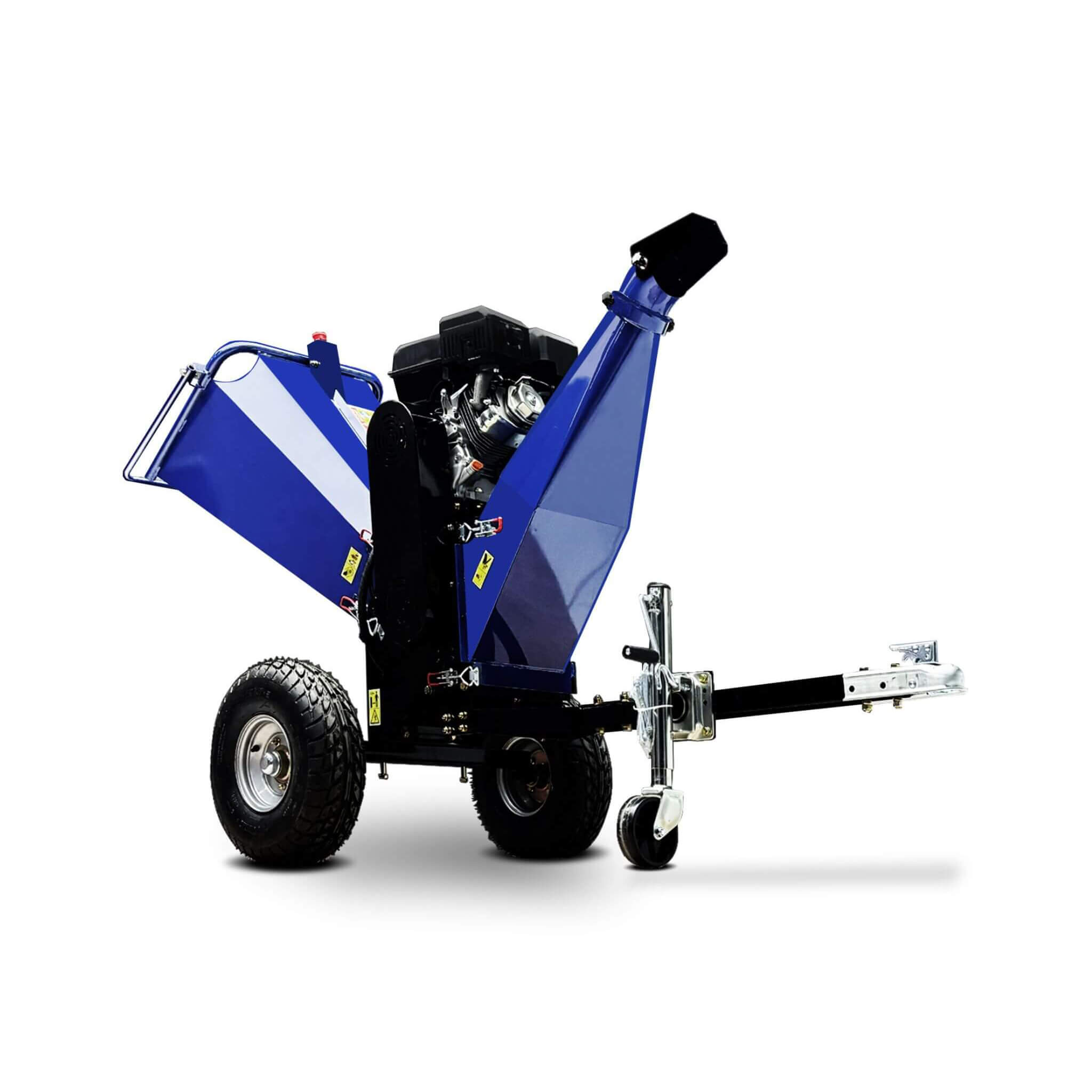 Heavy-Duty 6-Inch 15HP 420CC Towable Gas Drum Wood Chipper Shredder With Electric Start (SAK50896) by SAKSBY WHOLESALE