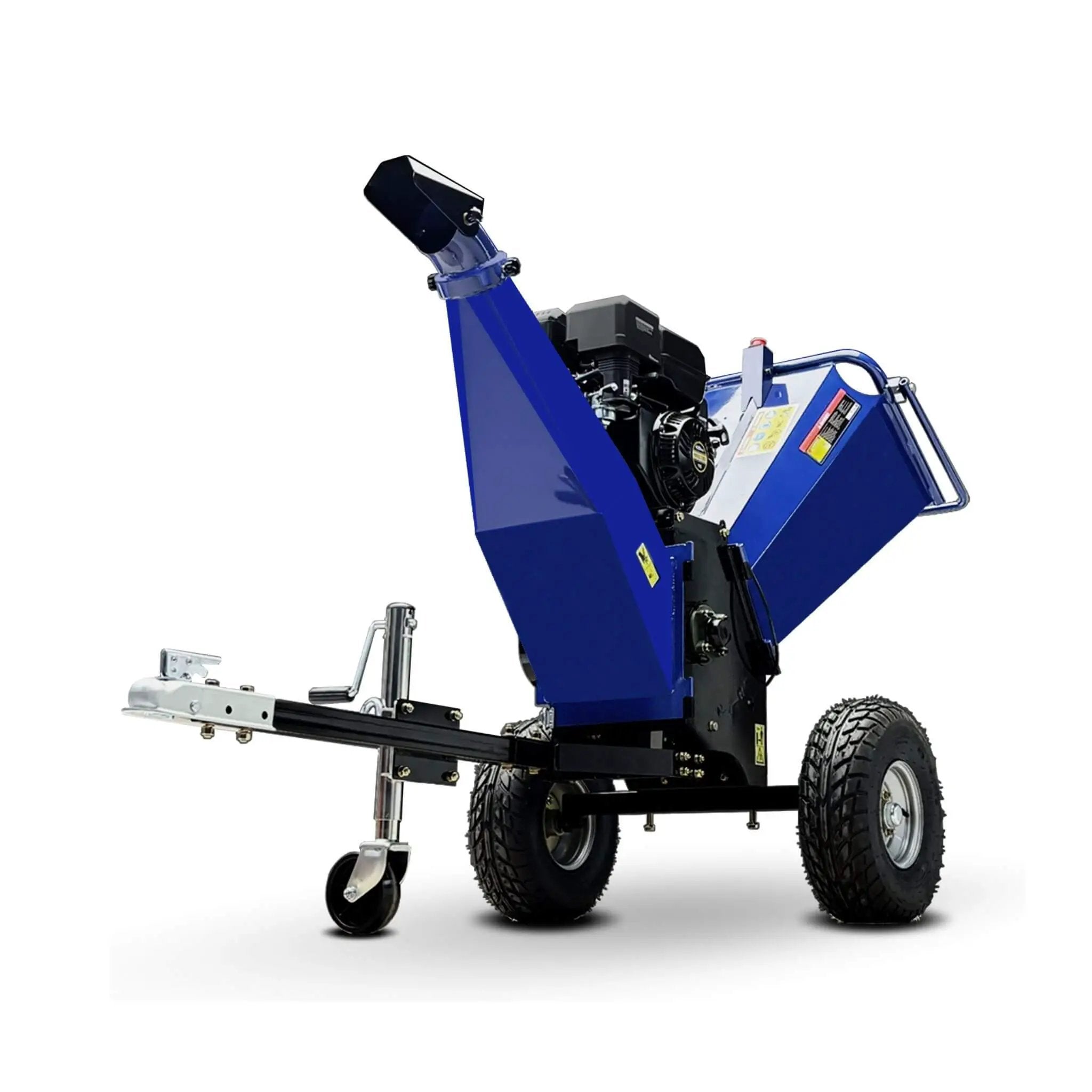 Heavy-Duty 6-Inch 15HP 420CC Towable Gas Drum Wood Chipper Shredder With Electric Start (SAK50896) by SAKSBY WHOLESALE