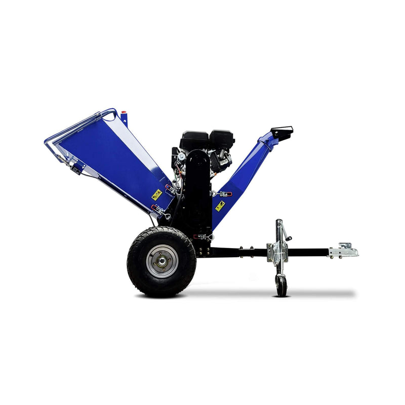 Heavy-Duty 6-Inch 15HP 420CC Towable Gas Drum Wood Chipper Shredder With Electric Start (SAK50896) by SAKSBY WHOLESALE