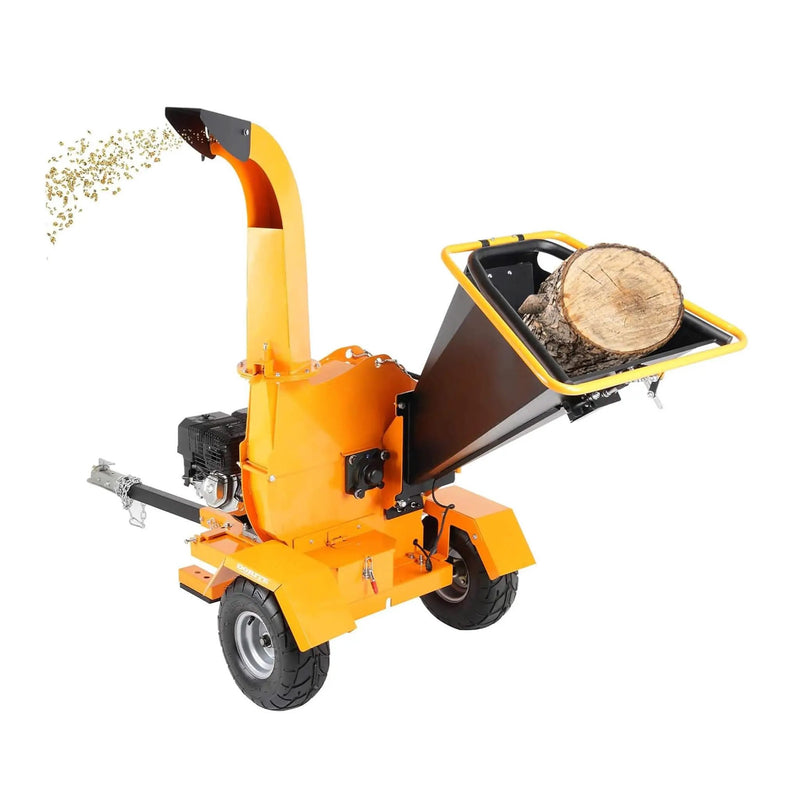 Heavy-Duty 6-Inch 420CC 15HP Towable Gas Wood Chipper Shredder (SAK84602) by SAKSBY WHOLESALE