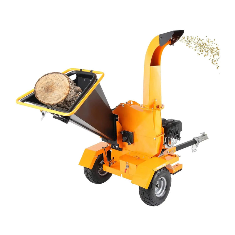 Heavy-Duty 6-Inch 420CC 15HP Towable Gas Wood Chipper Shredder (SAK84602) by SAKSBY WHOLESALE