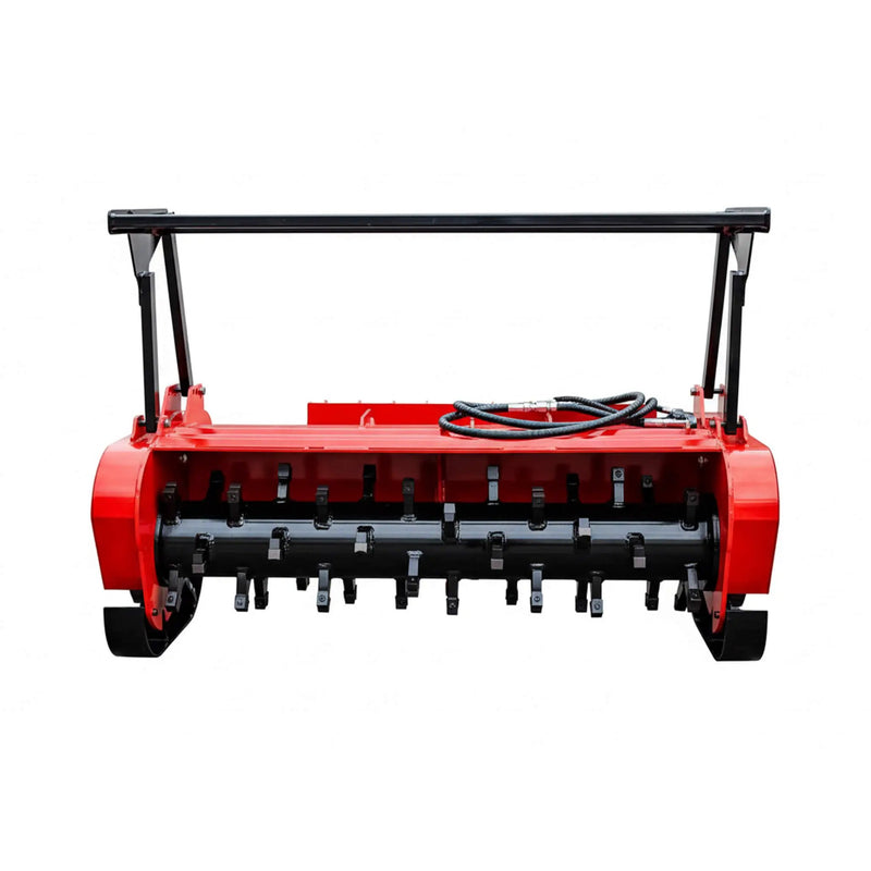 Heavy-Duty 60-Inch Hydraulic Forestry Mulcher Skid Steer Loader Attachment (SAK50792) by SAKSBY WHOLESALE