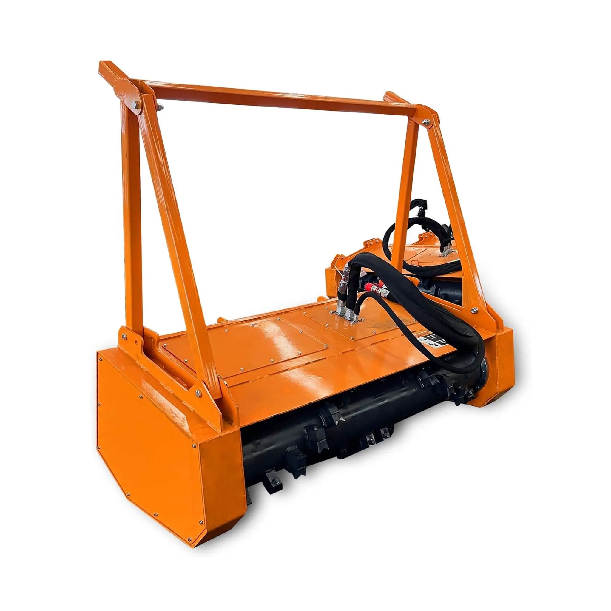 Heavy-Duty 60-Inch Hydraulic Skid Steer Loader Forestry Mulcher Attachment (SAK76249) by SAKSBY WHOLESALE