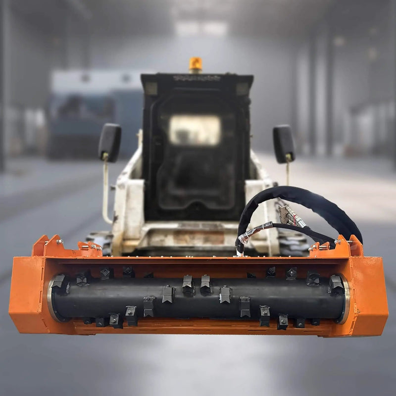 Heavy-Duty 60-Inch Hydraulic Skid Steer Loader Forestry Mulcher Attachment (SAK76249) by SAKSBY WHOLESALE