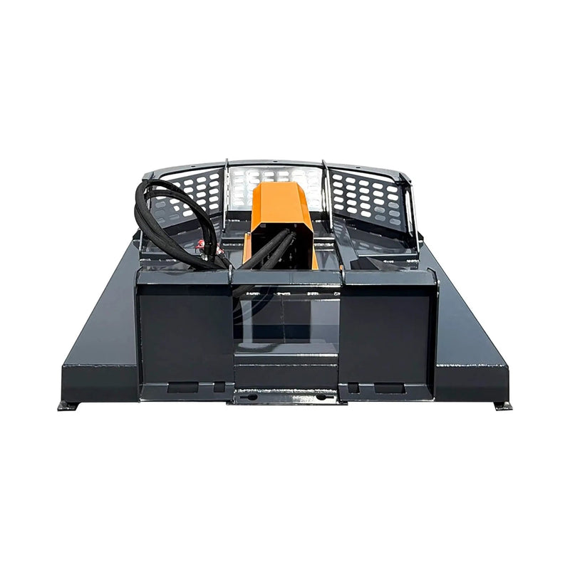 Heavy-Duty 66-Inch Open Front Deck Skid Steer Brush Cutter Attachment With 3 Steel Blades (SAK53108) by SAKSBY WHOLESALE