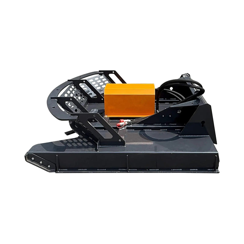 Heavy-Duty 66-Inch Open Front Deck Skid Steer Brush Cutter Attachment With 3 Steel Blades (SAK53108) by SAKSBY WHOLESALE