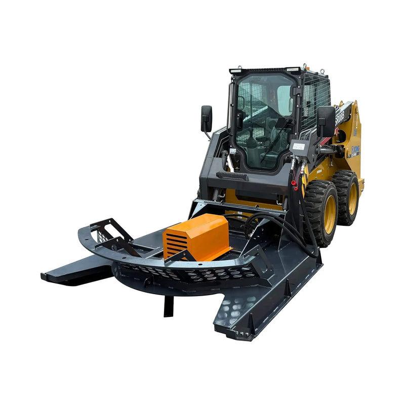 Heavy-Duty 66-Inch Open Front Deck Skid Steer Brush Cutter Attachment With 3 Steel Blades (SAK53108) by SAKSBY WHOLESALE