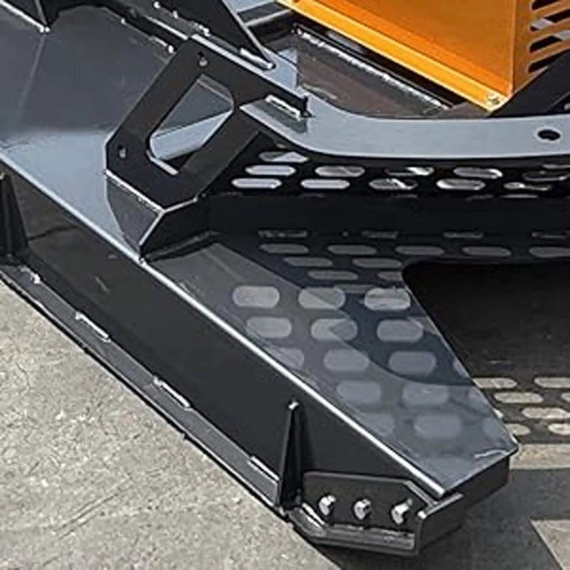 Heavy-Duty 66-Inch Open Front Deck Skid Steer Brush Cutter Attachment With 3 Steel Blades (SAK53108) by SAKSBY WHOLESALE