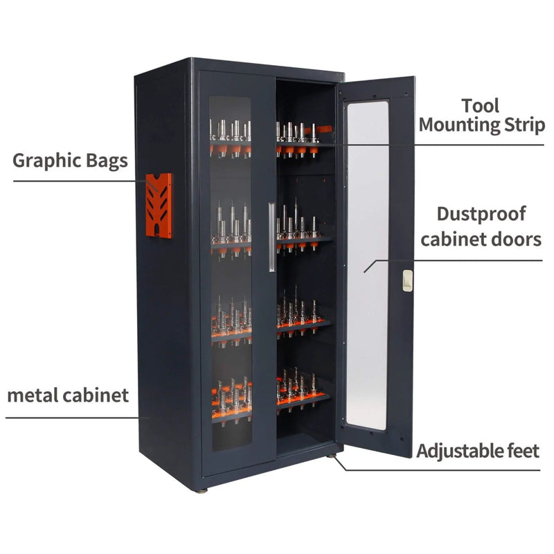 Heavy-Duty 72-Inch CNC Tool Cabinet For Garages, Workshops, And Repair Shops (SAK38240) by SAKSBY WHOLESALE