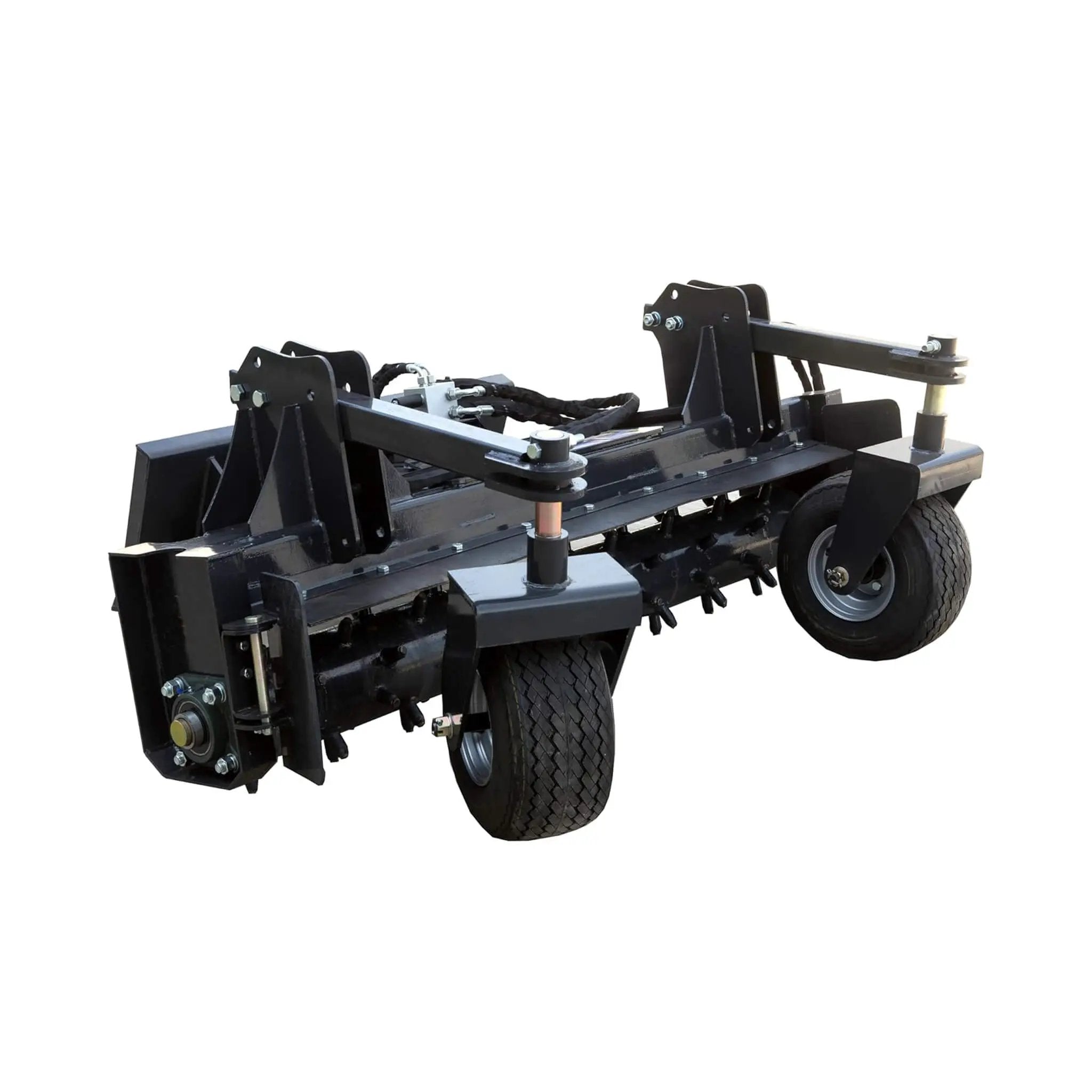 Heavy-Duty 72-Inch Industrial Soil Power Rake Skid Steer Attachment (SAK63905) by SAKSBY WHOLESALE