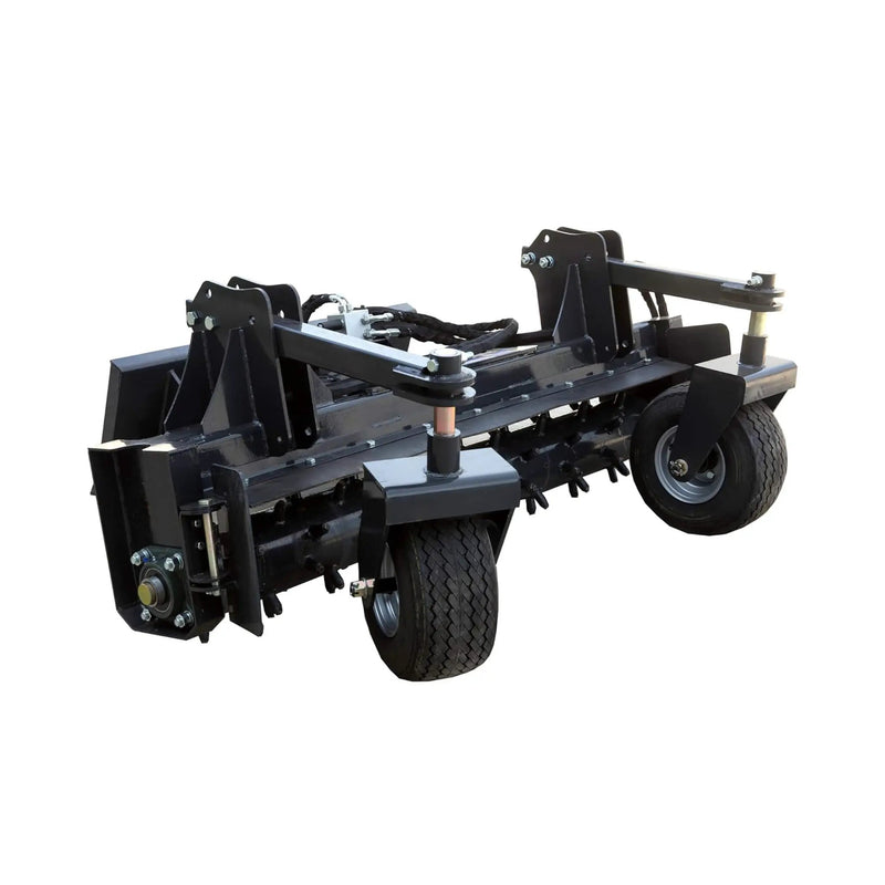 Heavy-Duty 72-Inch Industrial Soil Power Rake Skid Steer Attachment (SAK63905) by SAKSBY WHOLESALE