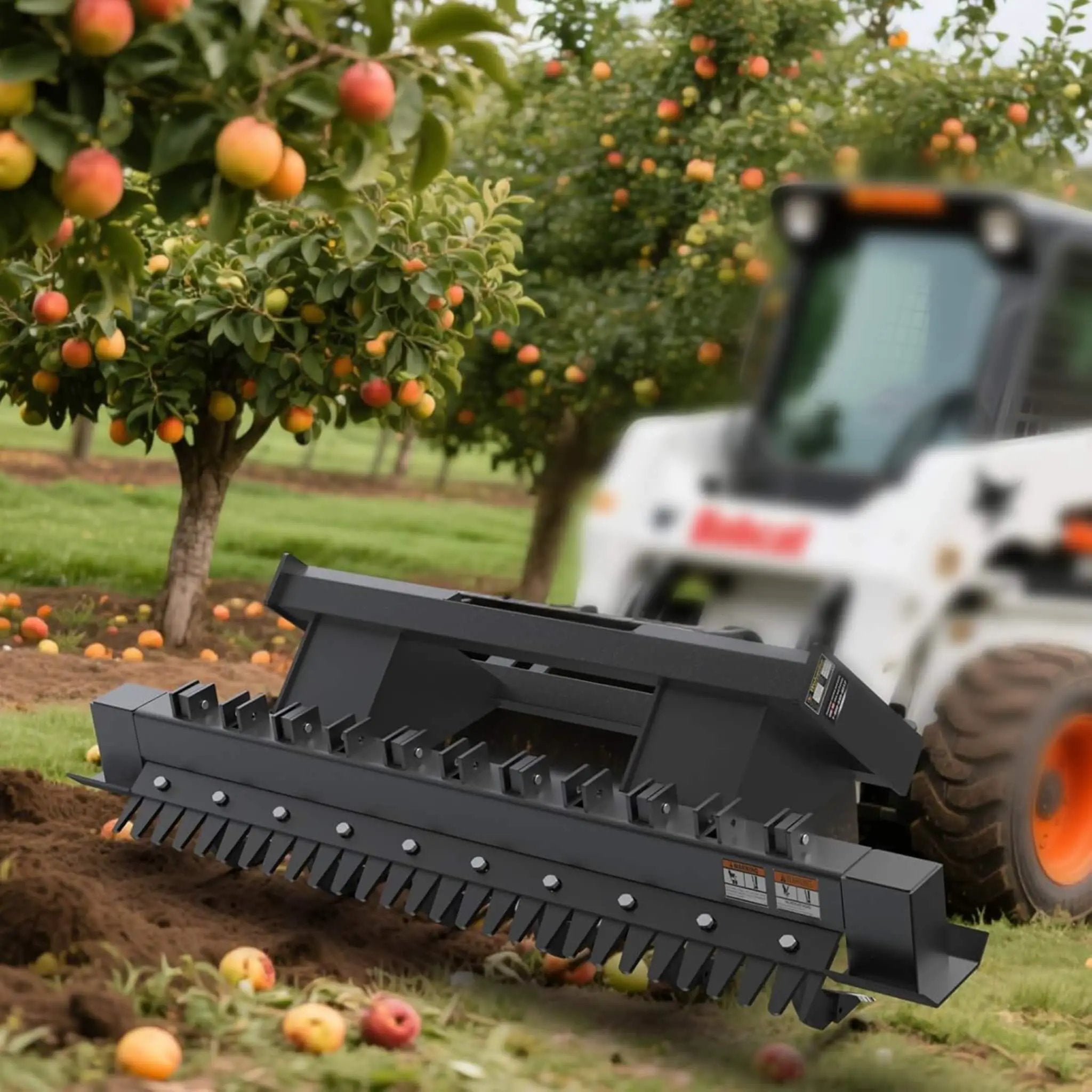 Heavy-Duty 72-Inch Leveler Ripper Scarifier Skid Steer Attachment (SAK25794) by SAKSBY WHOLESALE