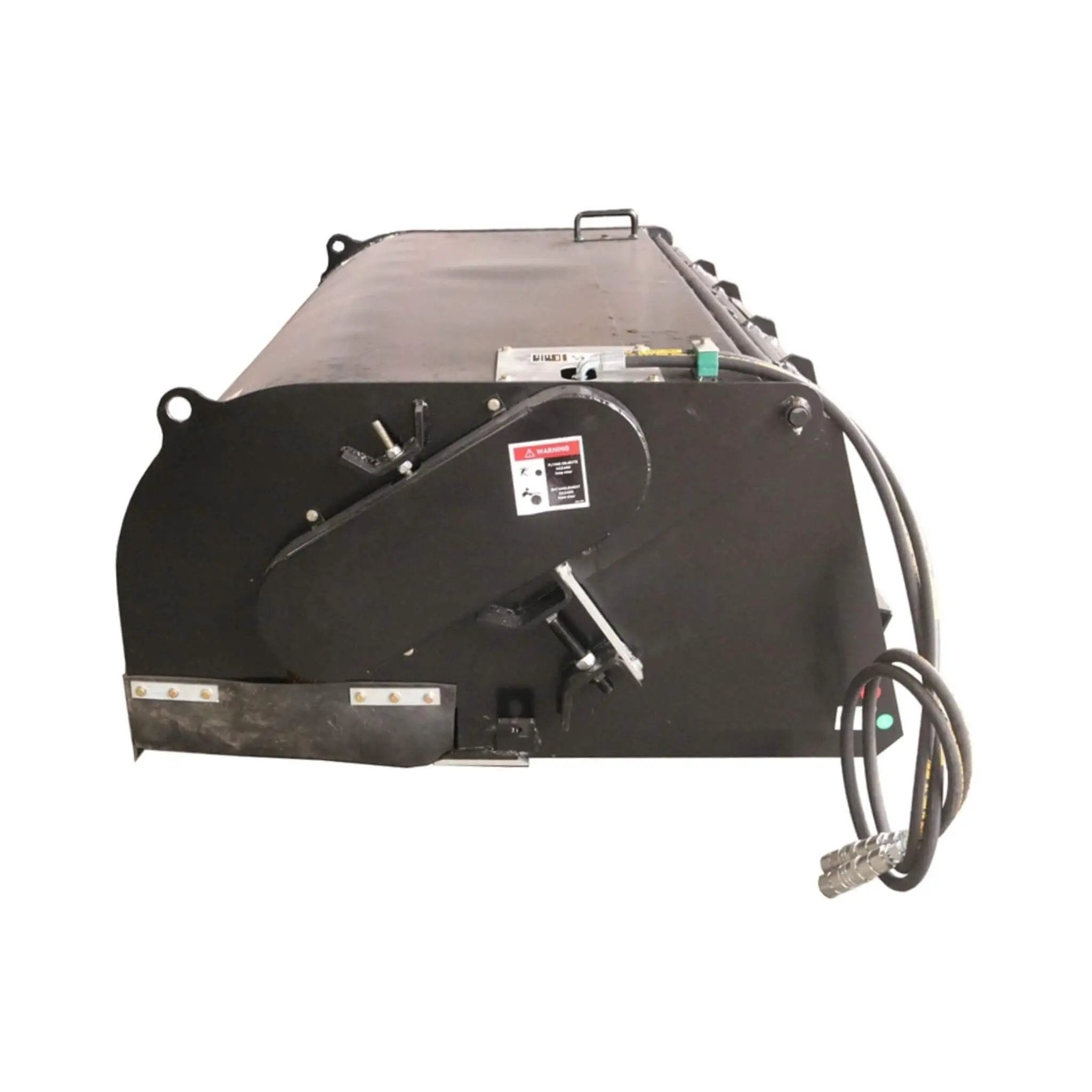 Heavy-Duty 72-Inch Pickup Broom Sweeper Skid Steer Attachment With Universal Quick Attach (SAK92163) by SAKSBY WHOLESALE