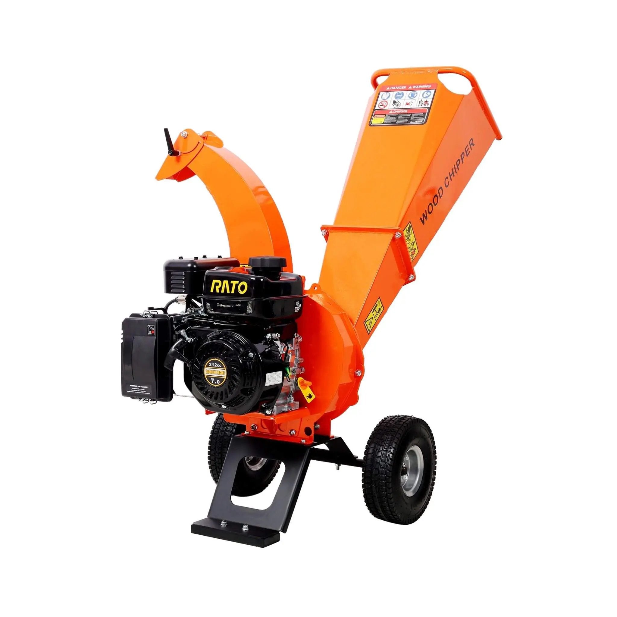 Heavy-Duty 7HP 212CC Gas Wood Chipper Shredder Mulcher (SAK59184) by SAKSBY WHOLESALE