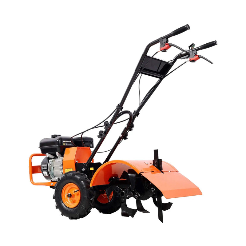 Heavy-Duty 7HP 212CC 20-Inch Rear Tine Power Tiller Gas Engine Garden Cultivator (SAK83179) by SAKSBY WHOLESALE