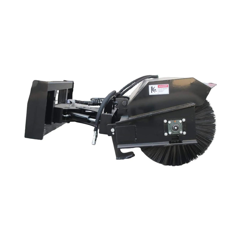Heavy-Duty 84-Inch Snow Blower Angle Broom Skid Steer Attachment (SAK72195) by SAKSBY WHOLESALE